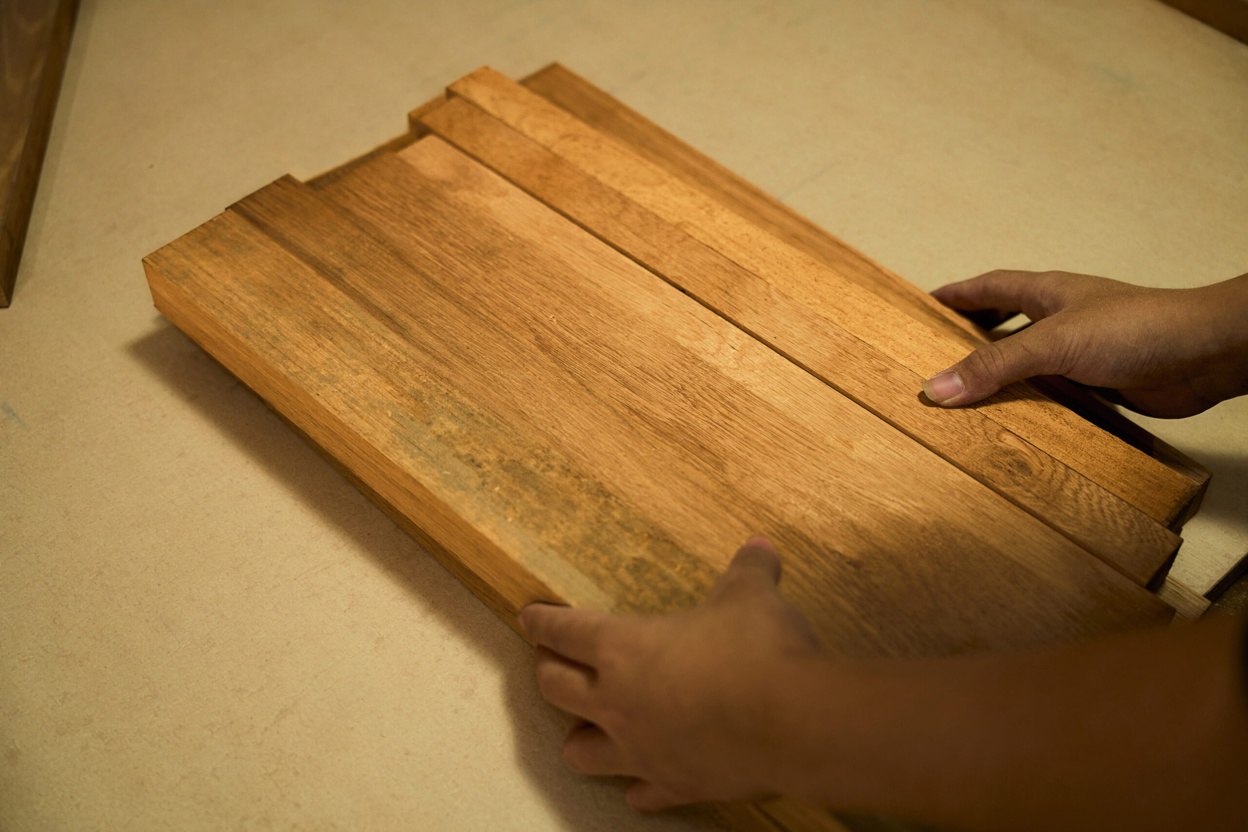 Gỗ Oak ghép tấm